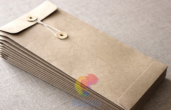 Mẫu bao thư giấy kraft khổ A4 đựng hồ sơ