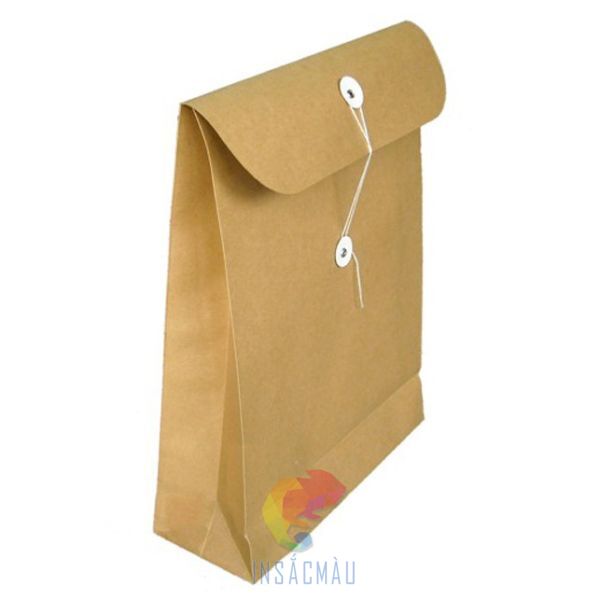 Mẫu bao thư giấy kraft có đáy