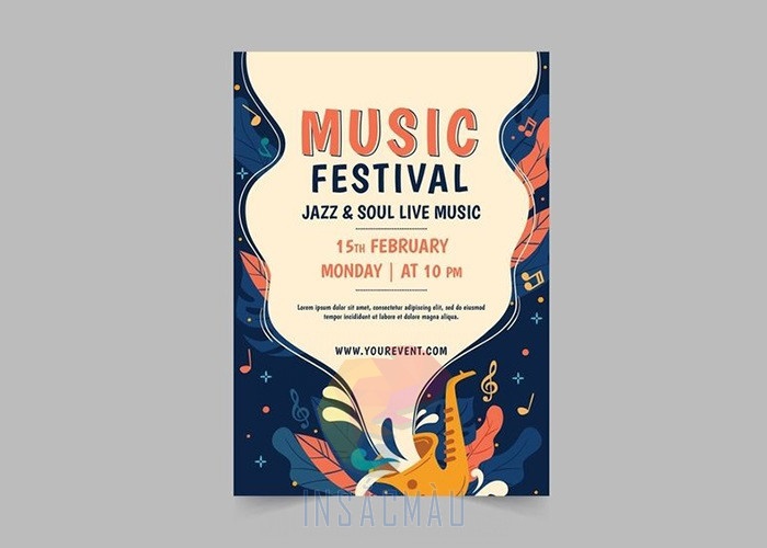Mẫu poster bằng giấy
