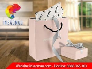 in túi giấy cho shop thời trang đẹp