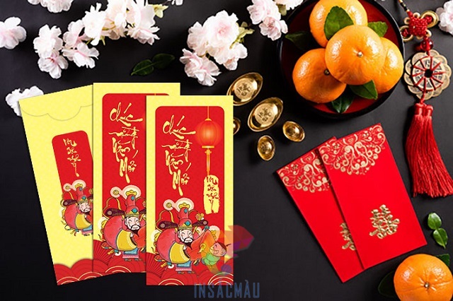 Mẫu bao lì xì thiết kế ấn tượng