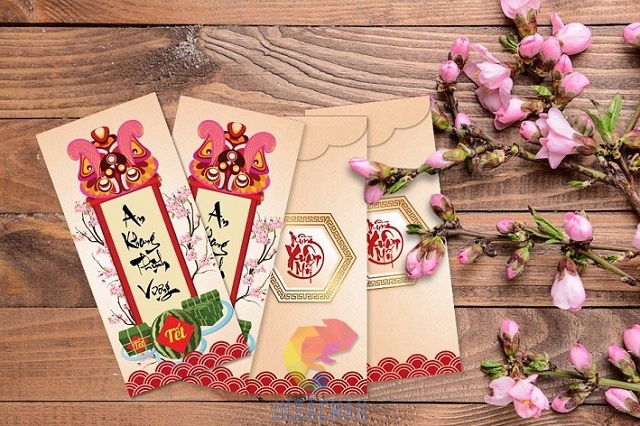 Mẫu bao lì xì "An Khang Thịnh Vượng"