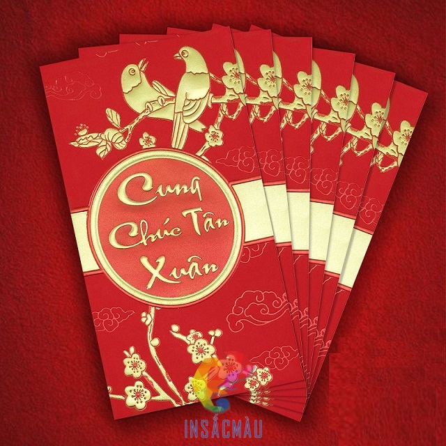 Mẫu bao lì xì "Cung Chúc Tân Xuân"