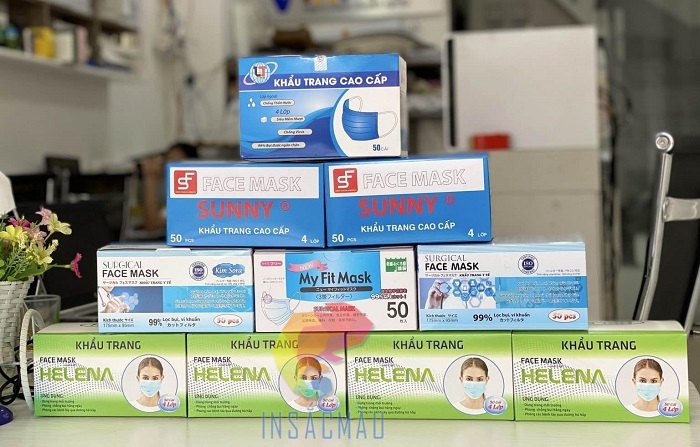 Các mẫu hộp khẩu trang y tế chất lượng, thiết kế đẹp