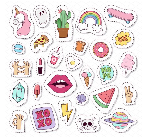 Hình Sticker Cute | Mẫu Sticker Dễ Thương [ Top 100+ Mẫu]