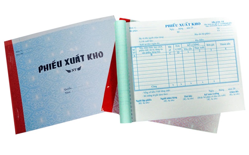 In Phiếu Xuất Kho, In Phiếu Nhập Kho 12 Kích thước của phiếu xuất nhập kho