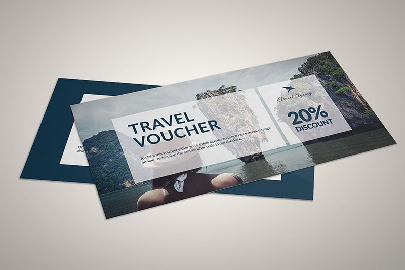 Mẫu voucher đẹp thu hút cho ngành du lịch