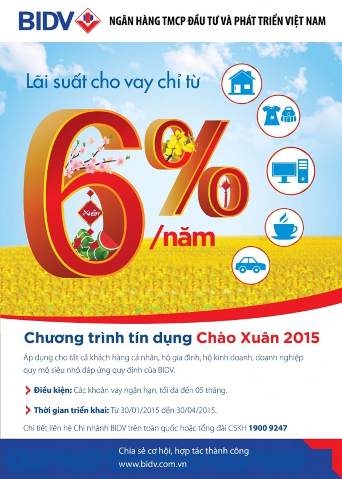 CHIẾN DỊCH QUẢNG CÁO VAY VỐN NGÂN HÀNG VỚI THÔNG ĐIỆP MẠNH MẼ VÀ RÕ RÀNG