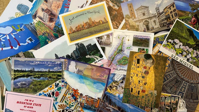 In bưu thiếp, postcard đẹp