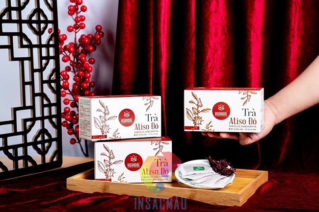 Mẫu hộp đựng trà thiết kế sang trọng, bắt mắt