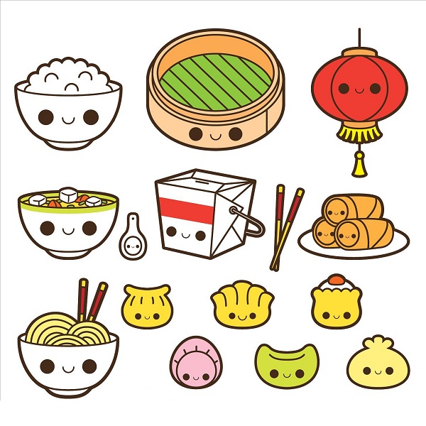 Mẫu sticker cute food số 21