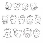 Top 40+ Mẫu Sticker Cute Không Màu Đẹp Nhất - In Sắc Màu