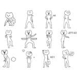 Top 40+ Mẫu Sticker Cute Không Màu Đẹp Nhất - In Sắc Màu