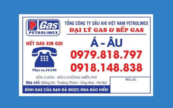 In Tem Dán Bình Gas Số Lượng Theo Yêu Cầu, Giá Rẻ tại TPHCM