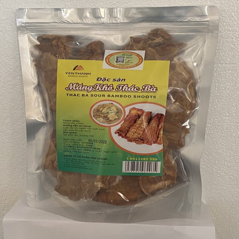 Đặt in tem nhãn măng khô đẹp, chất lượng tại In Sắc Màu