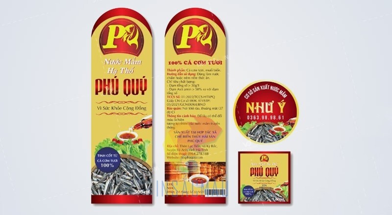 Thông tin cần có trên tem nước mắm