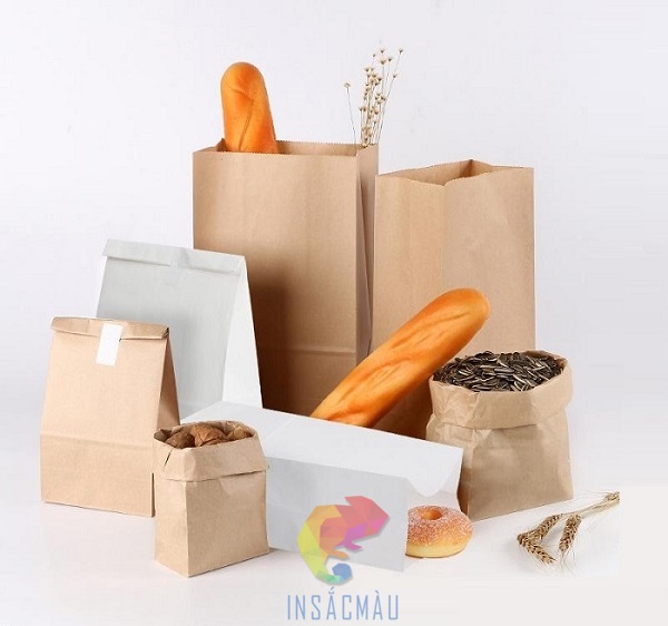 In túi giấy đựng thực phẩm đảm bảo an toàn vệ sinh, giá cạnh tranh tại In Sắc Màu