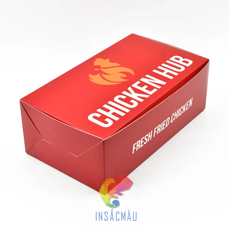 Hộp giấy đựng gà rán
