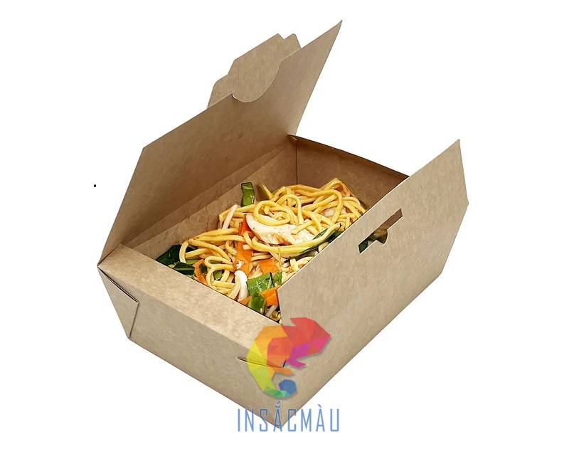 Hộp giấy đựng thức ăn nóng