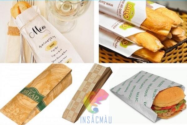 Quy cách in túi giấy đựng thực phẩm tại In Sắc Màu