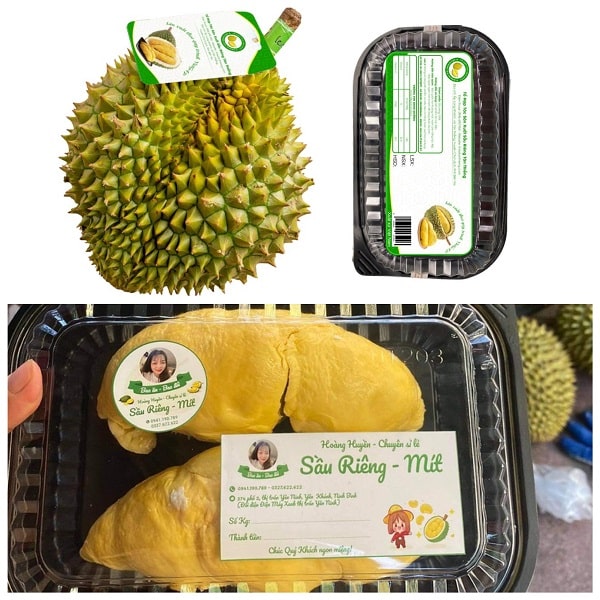 Các loại tem sầu riêng