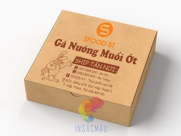 Mẫu hộp đựng gà nướng muối ớt