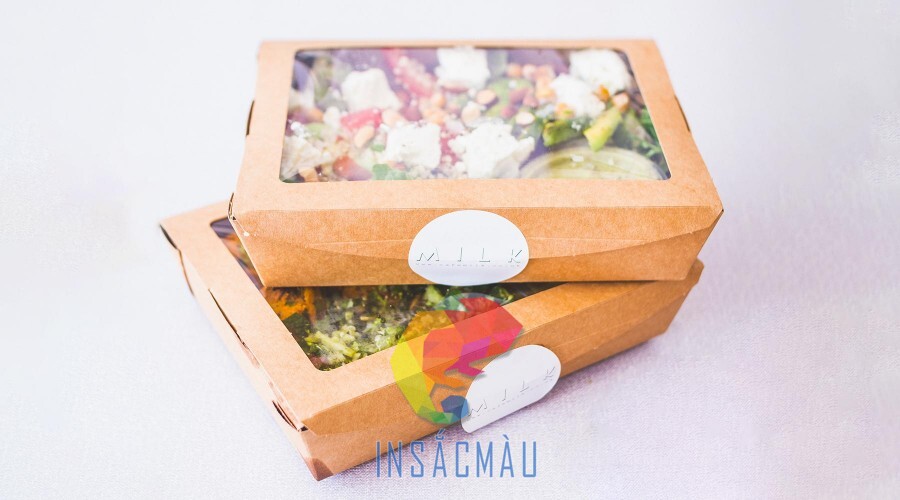 Mẫu hộp kraft đựng thức ăn