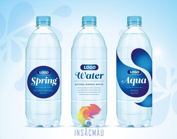 In Nhãn Chai Nước Suối, Bình Nước Lọc 29 Mẫu nhãn chai nước suối thiết kế độc đáo, ấn tượng