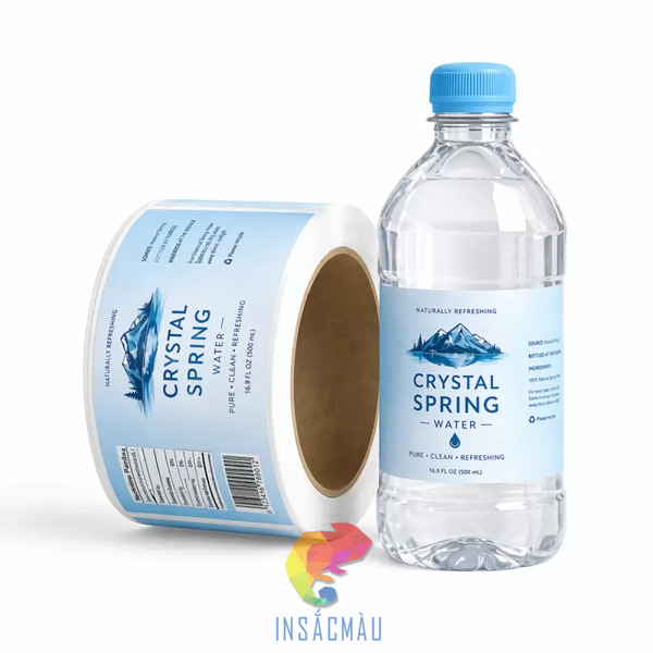 In Nhãn Chai Nước Suối, Bình Nước Lọc 28 Mẫu nhãn mác chai nước suối thiết kế đẹp