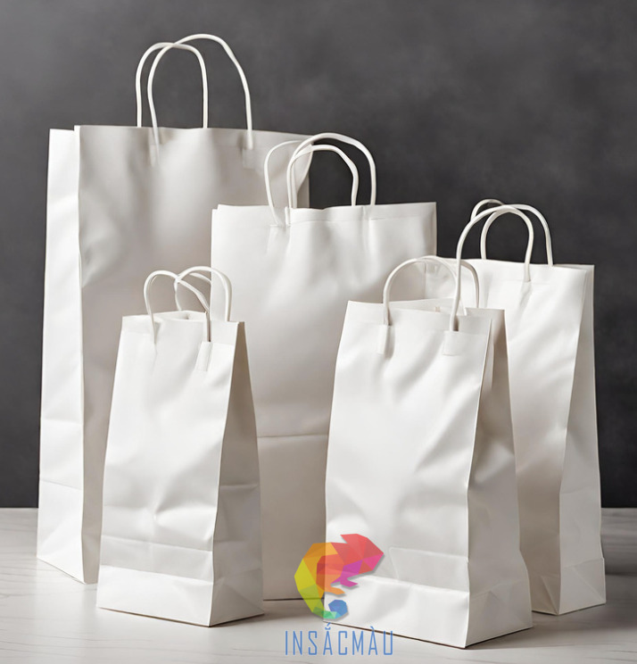 Mẫu túi kraft trắng giá rẻ