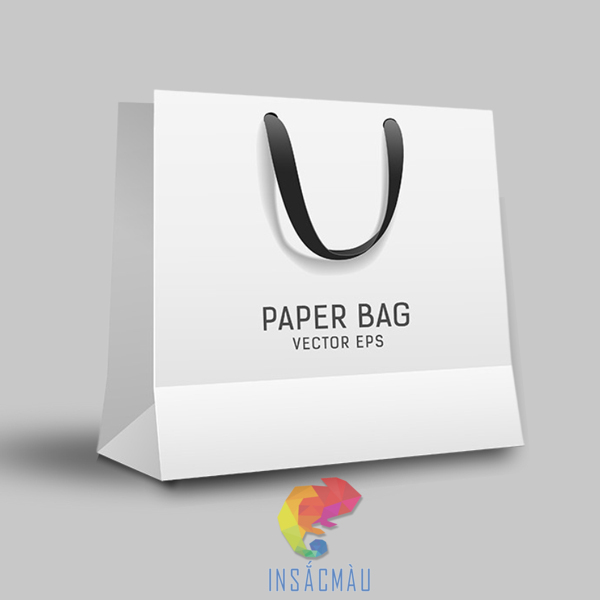 Mẫu túi kraft trắng cao cấp, sang trọng