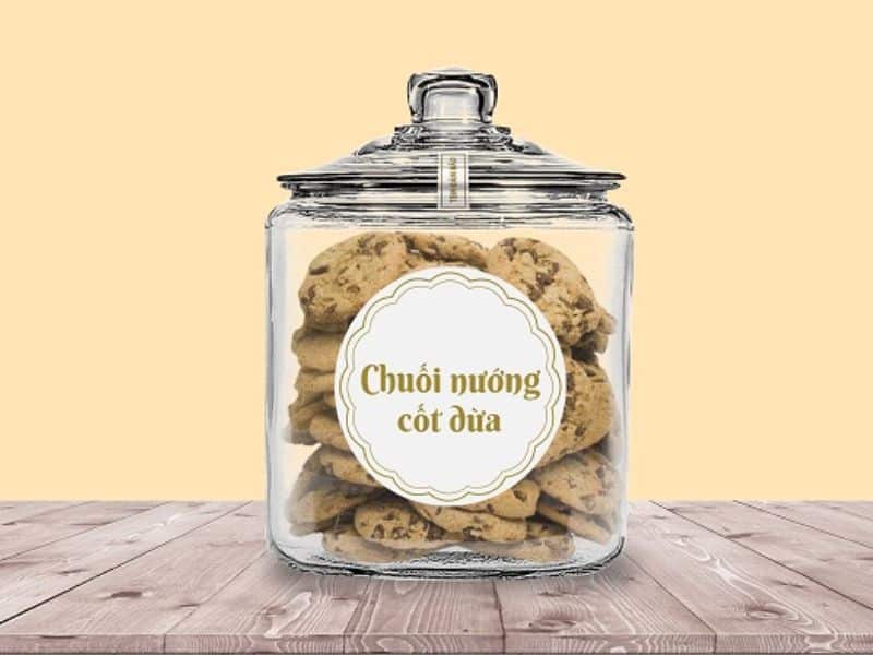 Mẫu tem nhãn bánh kẹo - Mẫu 2