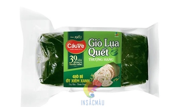 Mẫu tem giò lụa quết