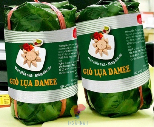 Mẫu tem dán giò lụa thiết kế đẹp, chất lượng tốt