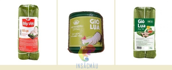 Mẫu tem giò lụa cán màng mờ đẹp mắt