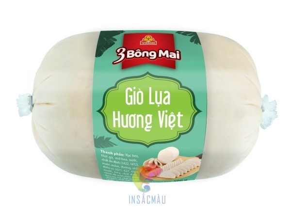 Mẫu tem nhãn giò lụa thiết kế đẹp, thu hút