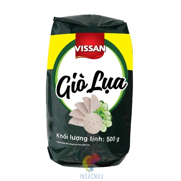 Mẫu tem dán giò lụa bằng decal nhựa