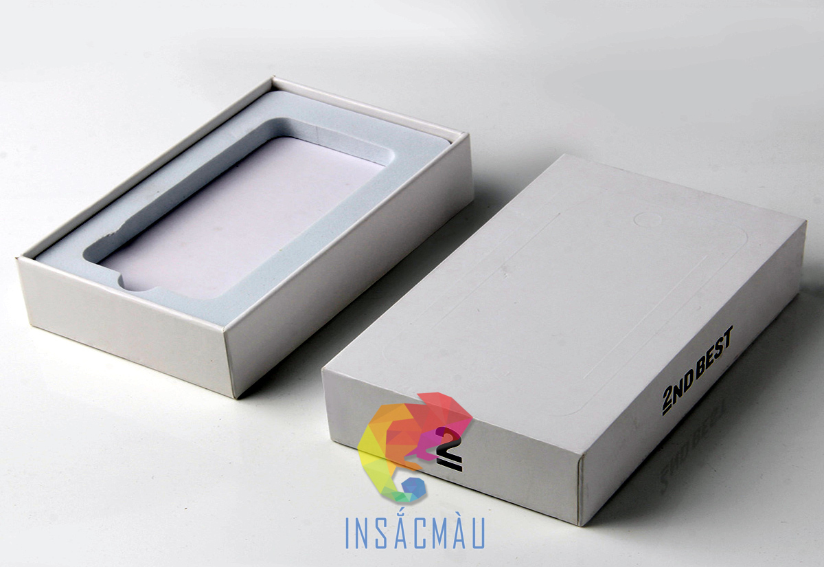 Mẫu hộp đựng điện thoại có khay