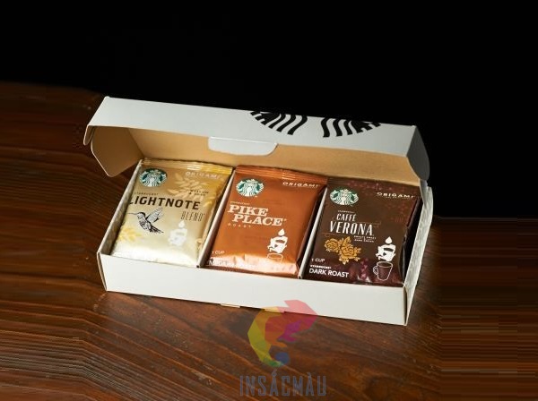 In Hộp Cà Phê 27 Mẫu hộp đựng cà phê nắp gài đơn giản