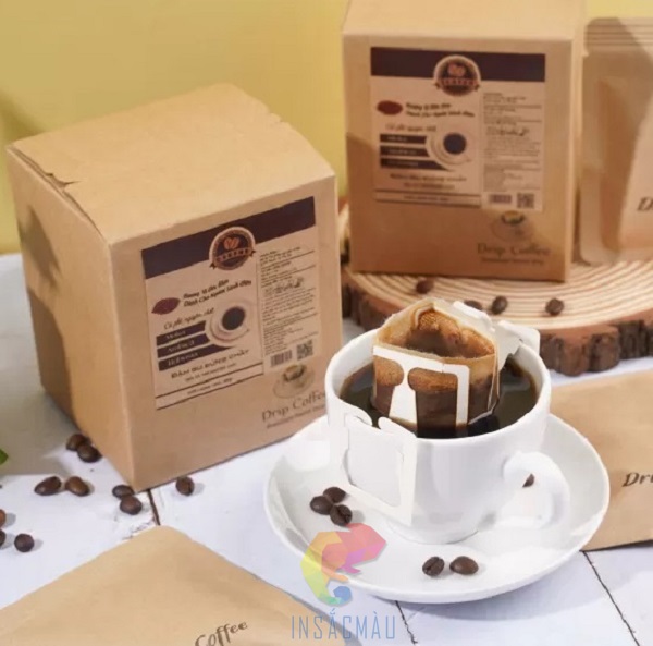 In Hộp Cà Phê 25 Mẫu hộp đựng cà phê bằng giấy Kraft