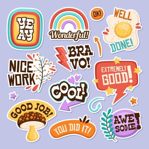 50+ Mẫu Sticker Chữ Cute, Phá Cách Đẹp 2026 - In Sắc Màu