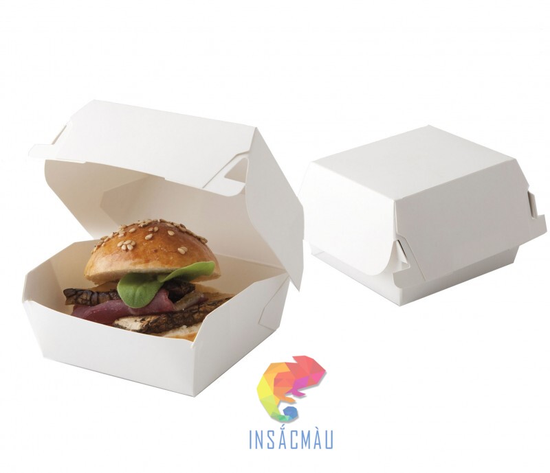 In Hộp Giấy Đựng Hamburger 23 Kiểu hộp đựng hamburger