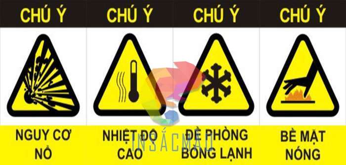 Mẫu tem cảnh báo nhiệt độ cao