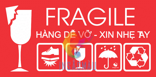 Mẫu tem cánh báo vận chuyển