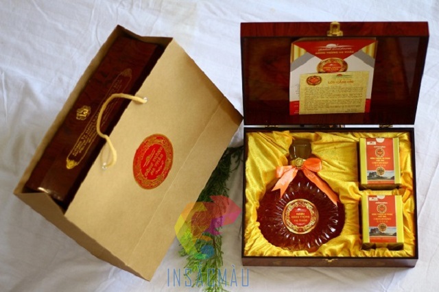 Mẫu hộp đựng rượu đông trùng hạ thảo