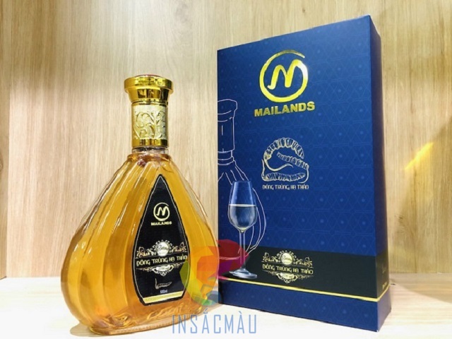 Mẫu hộp đựng rượu cao cấp, kiểu nắp gập nam châm