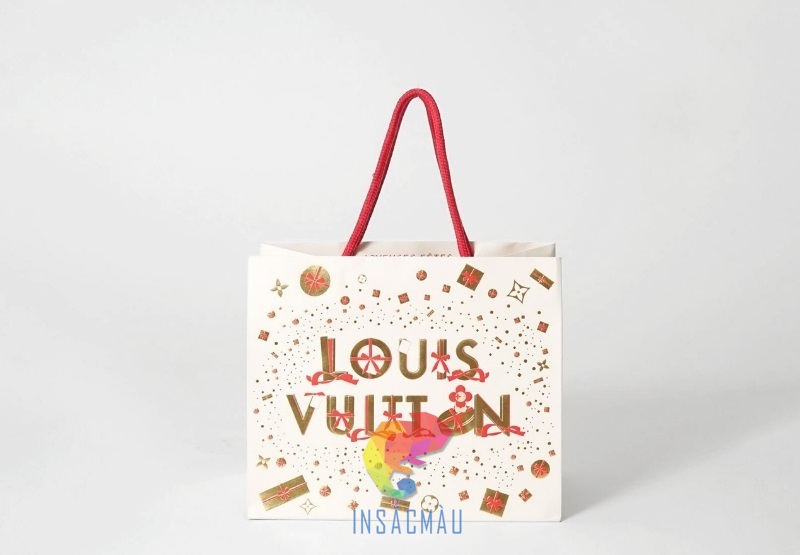 Mẫu túi giấy couche đựng quà