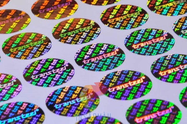 Mẫu tem hologram hình tròn thiết kế theo yêu cầu