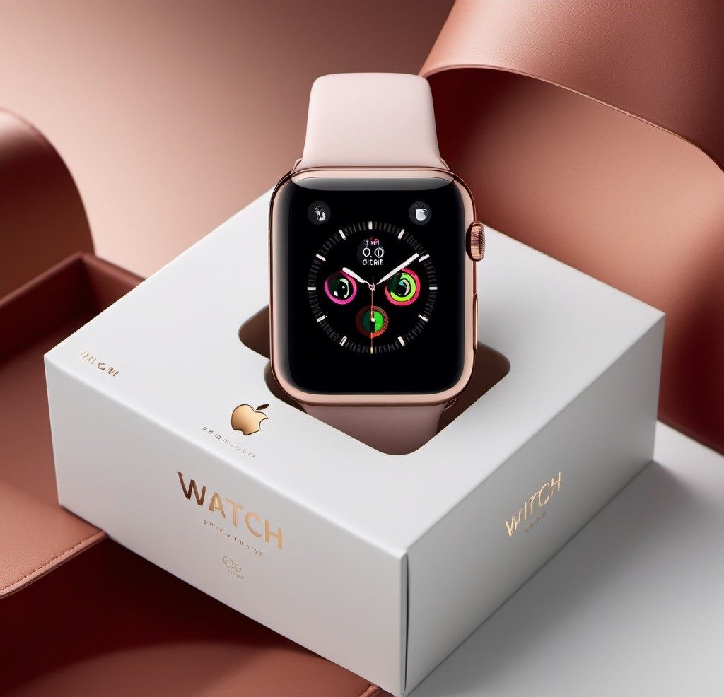 Mẫu hộp giấy đựng đồng hồ thông minh