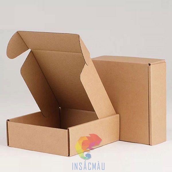 Mẫu hộp giấy carton nắp gài cỡ trung